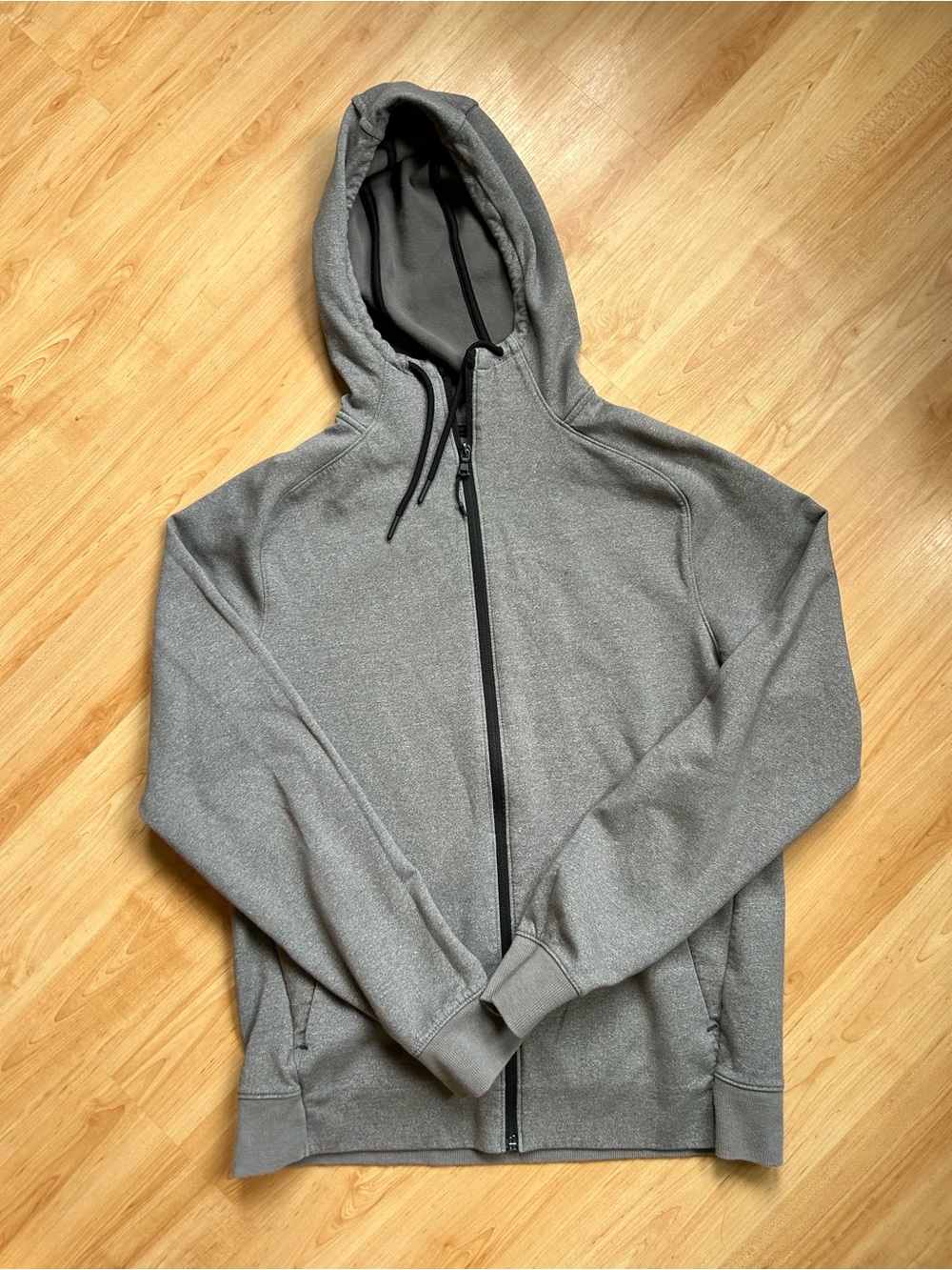 Old Navy Men's Heather Gray Zip-Up Hoodie